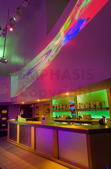 8M5P4914 
 Liquid Nightclub - Hanley / Stoke, UK
Copyright - Richard Southall 
 Keywords: Copyright, Hanley, Liquid, Nightclub, Richard, Southall, Stoke, architectural, bar, club, dance, deltic, emphasis, exterior, interior, late, leisure, luminar, night, photographer, photography, uk, venue