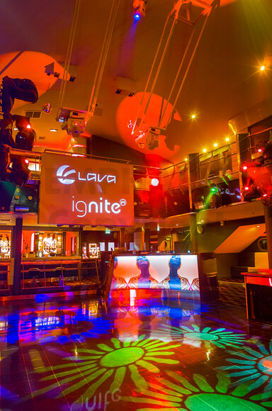 8M993927 
 Lava Ignite Nightclub - Burnley, UK
Copyright - Richard Southall 
 Keywords: Burnley, Copyright, Ignite, Lava, Nightclub, Richard, Southall, bar, club, dance, deltic, emphasis, floor, late, leisure, luminar, night, photographer, photography, seating, uk