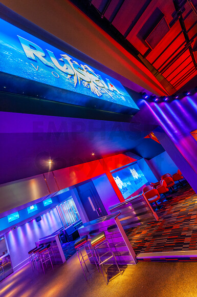 DSC6726 
 Oceana Nightclub - Milton Keynes, UK
Copyright - Richard Southall 
 Keywords: Copyright, Milton Keynes, Nightclub, Oceana, Richard, Southall, architectural, club, emphasis, exterior, interior, late, leisure, luminar, night, photographer, photography, uk, venue