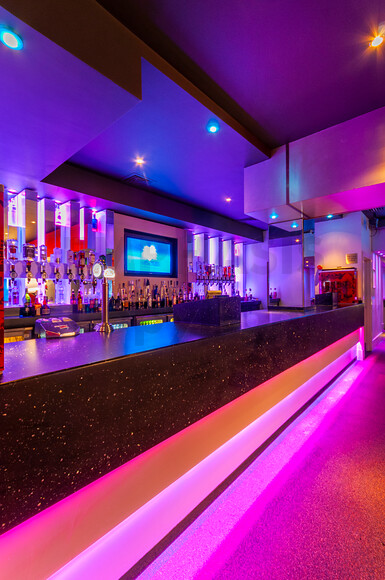 DSC6708 
 Oceana Nightclub - Milton Keynes, UK
Copyright - Richard Southall 
 Keywords: Copyright, Milton Keynes, Nightclub, Oceana, Richard, Southall, architectural, club, emphasis, exterior, interior, late, leisure, luminar, night, photographer, photography, uk, venue