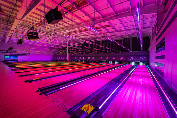 DSC3476 
 Network Lighting Design (UK) Ltd - Tenpin, Walsall
Copyright - Richard Southall 
 Keywords: (UK), Copyright, Design, Lighting, Ltd, Network, Tenpin, Walsall, bowling, emphasis, entertainment, photographer, photography, richard, southall